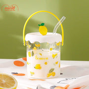 Ly cốc thuỷ tinh quai xách