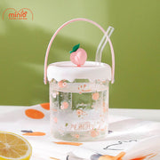 Ly cốc thuỷ tinh quai xách