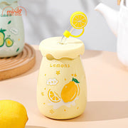 Ly cốc ống hút trái cây