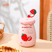 Ly cốc ống hút trái cây