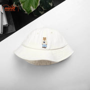 Nón jean cụp thêu gấu pp