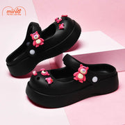 Dép bít gấu dâu Kola