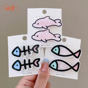 Kẹp tóc cá vỉ 2 chiếc