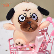 Móc khoá bông chó mặt xệ