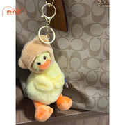 Móc khoá bông vịt nghiêng