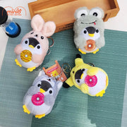 Móc khóa cánh cụt donut