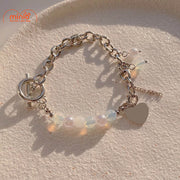 Lắc tay tim xích cài