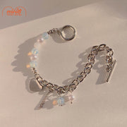 Lắc tay tim xích cài