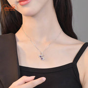 Dây chuyền double swan tím