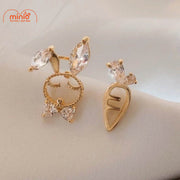 Bông tai thỏ cà rốt FL