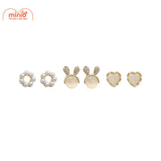 Set khuyên Rabbit ngọc trong