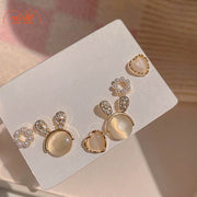 Set khuyên Rabbit ngọc trong