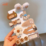 Set 9 kẹp mái trà sữa