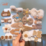 Set 9 kẹp mái trà sữa