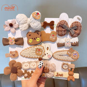 Set 9 kẹp mái trà sữa