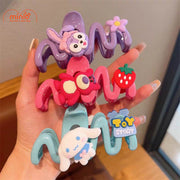 Kẹp càng cua sóng gắn charm