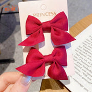 Set 2 kẹp nơ vải DH