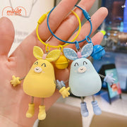 Móc khóa bé tay chân lò xo