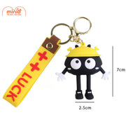 Móc khóa bé 2 mắt dây Luck