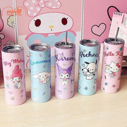 Ly giữ nhiệt trụ tròn cute 600ml