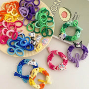 Dây buộc tóc thắt bím charm thú