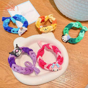 Dây buộc tóc thắt bím charm thú