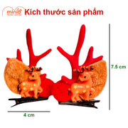 Set 2 kẹp mỏ vịt Noel MB