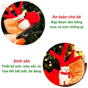 Set 2 kẹp mỏ vịt Noel MB