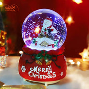 Quả cầu mini Noel sáng đèn