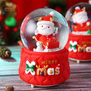 Quả cầu mini Noel sáng đèn