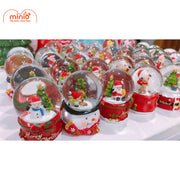 Quả cầu mini Noel sáng đèn