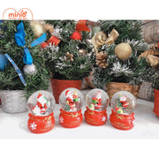 Quả cầu mini Noel sáng đèn