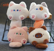 Móc khóa bông mèo đuôi kêu