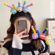 Cài tóc 3 bé 2 mắt tóc xoăn