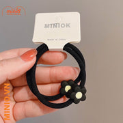 Set 2 cột tóc charm  hoa