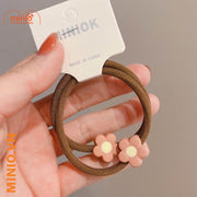 Set 2 cột tóc charm  hoa