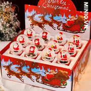 Quả cầu Noel có đèn, nhạc 6.5cm