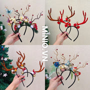 Cài Noel sừng tuần lộc xịn