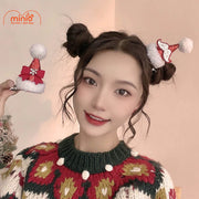 Kẹp tóc Noel chiếc nón
