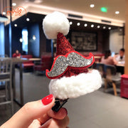 Kẹp tóc Noel chiếc nón