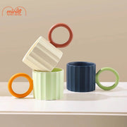 Ly cốc sứ sọc lùn