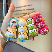 Móc khóa chuỗi 3 đầu