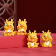 Tượng rồng vàng may mắn tài lộc