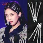 Set 4 kẹp mái đính đá trắng