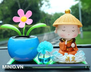 Set chú tiểu, lọ hoa lắc kèm tinh dầu