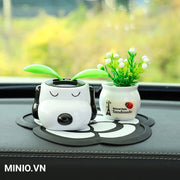 Set chó vẫy tai, chậu hoa, tinh dầu