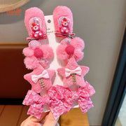 Vỉ kẹp mái lông tai thỏ