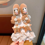 Vỉ kẹp mái lông tai thỏ