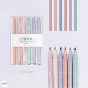 Hộp 6 bút highlight 2 đầu