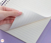 Sổ A5 còng sắt phân trang